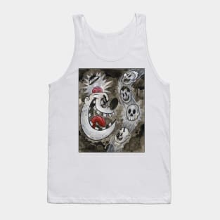 Crazy Face Tank Top